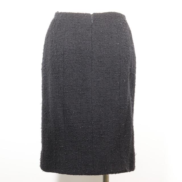 CHANEL シャネル ウール ネイビー スカート レディース 【中古】_2
