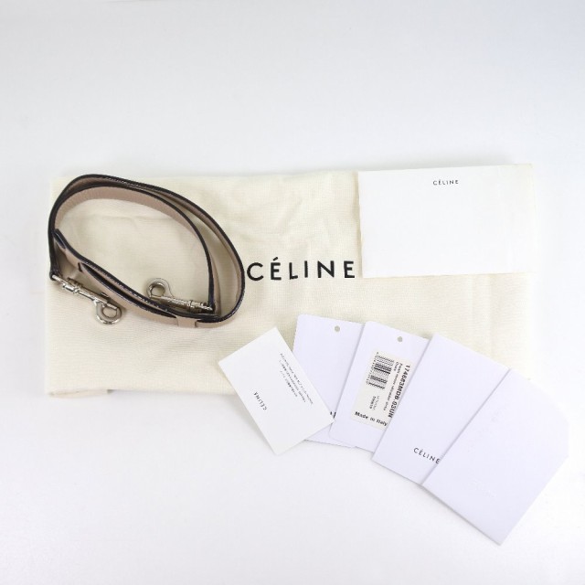 CELINE セリーヌ トラペーズ 2WAYショルダー 174683MDB.03UN レザー Dune グレー ハンドバッグ