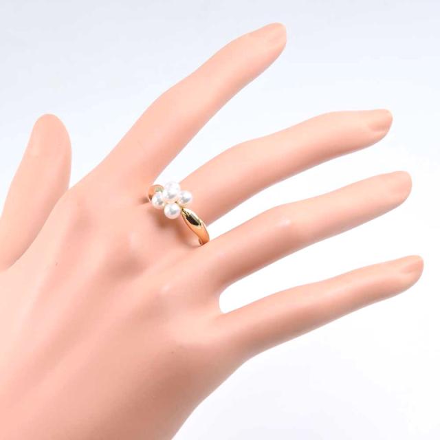 Mikimoto ミキモト 真珠 K18イエローゴールド 18 5号 リング 指輪 レディース 中古 の通販はau Pay マーケット 質にしきの