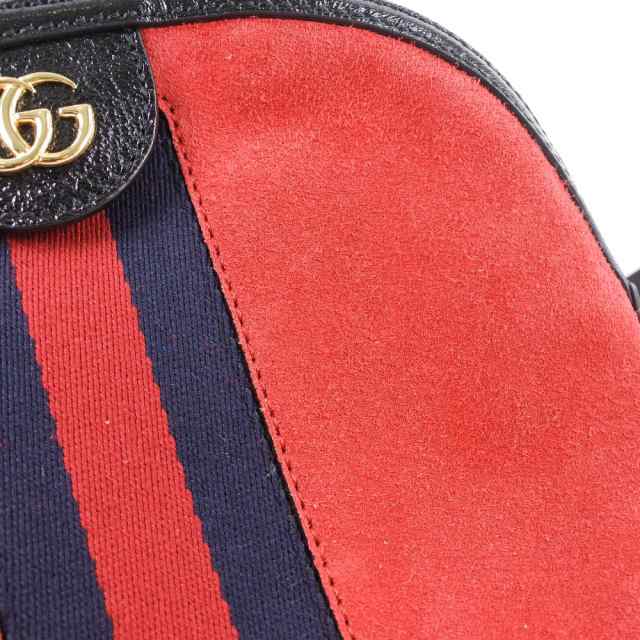 GUCCI グッチ オフィディア 499621 スウェード ハイビスカスレッド