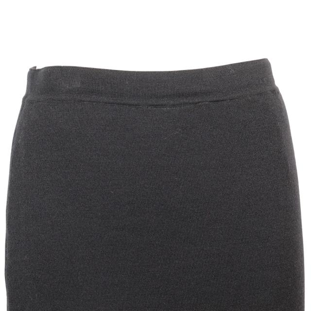 Dior クリスチャンディオール ウール 黒 スカート レディース 【中古】_1
