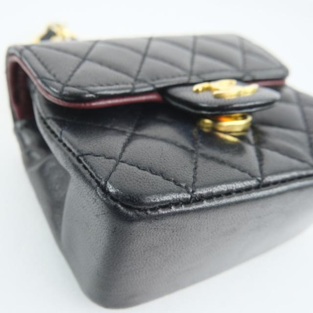 CHANEL シャネル チェーンポシェット マイクロ マトラッセ マイクロ