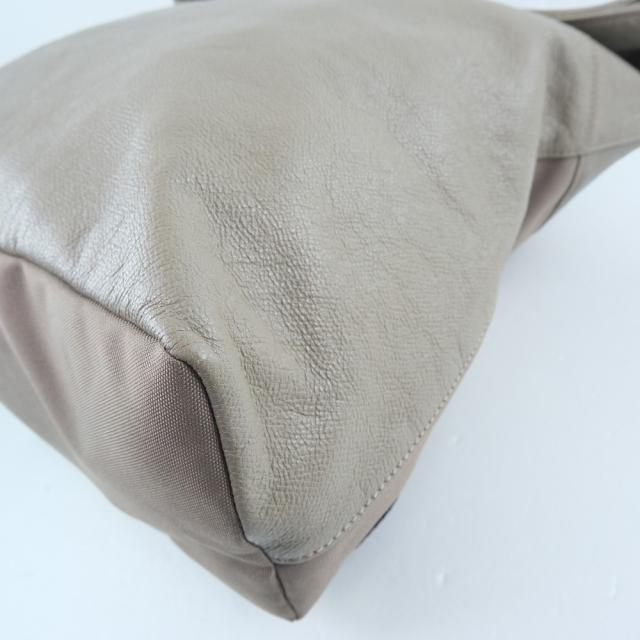 ADMJアクセソワ エーディーエムジェイ カーフ ベージュ リュック