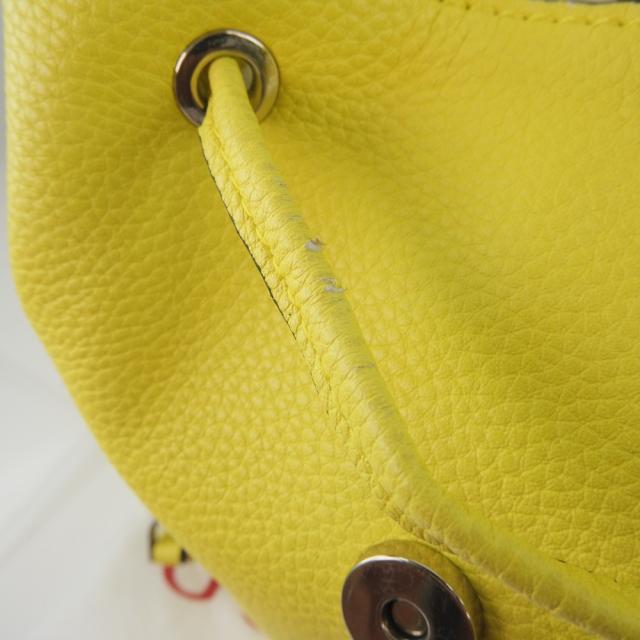 Guess ゲス レザー 黄色 リュック・デイパック ユニセックス 【中古】_5