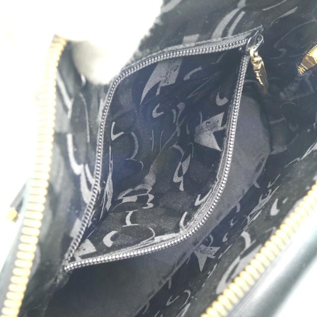 Salvatore Ferragamo サルヴァトーレフェラガモ カーフ 黒 ハンドバッグ レディース_8