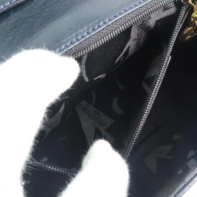 Salvatore Ferragamo サルヴァトーレフェラガモ ヴェラ カーフ 紺