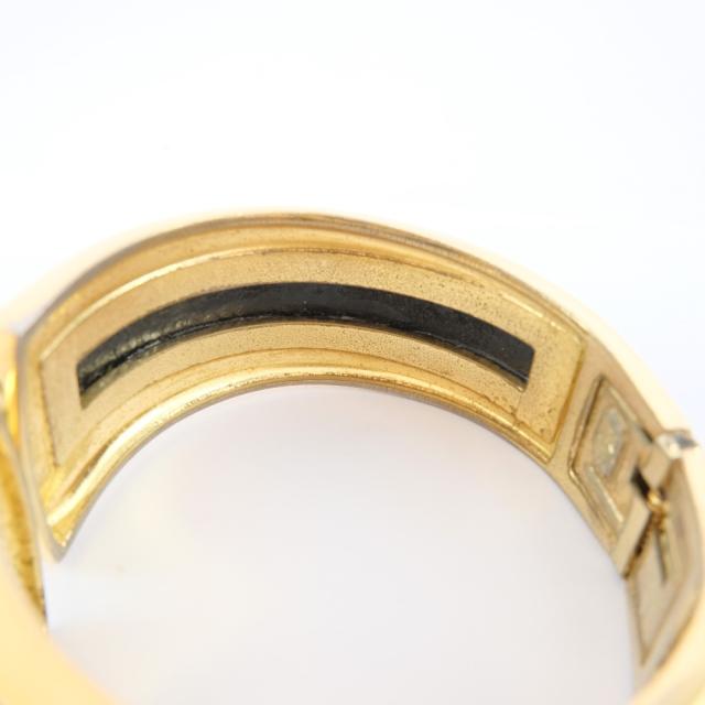 Dior クリスチャンディオール ブレスレット 金メッキ ゴールド バングル 74.8g_5