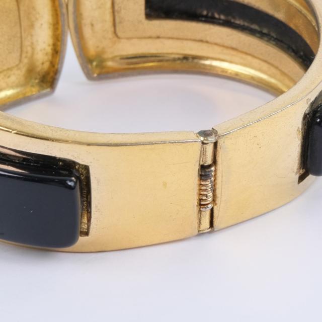 Dior クリスチャンディオール ブレスレット 金メッキ ゴールド バングル 74.8g_6