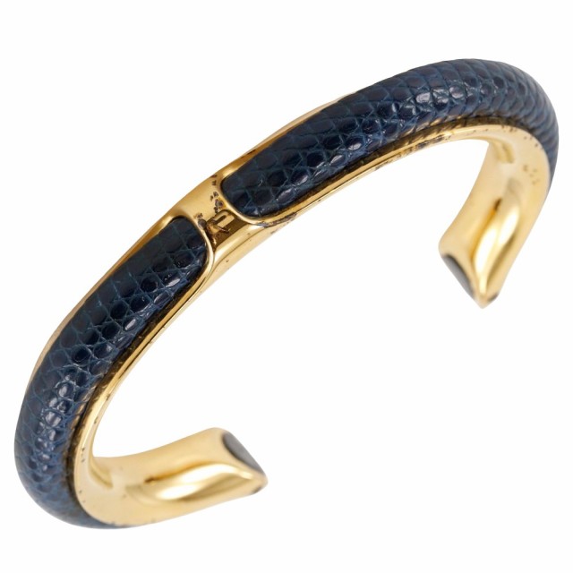 HERMES エルメス 金メッキ ゴールド バングル 31.1g レディース 【中古】の通販は