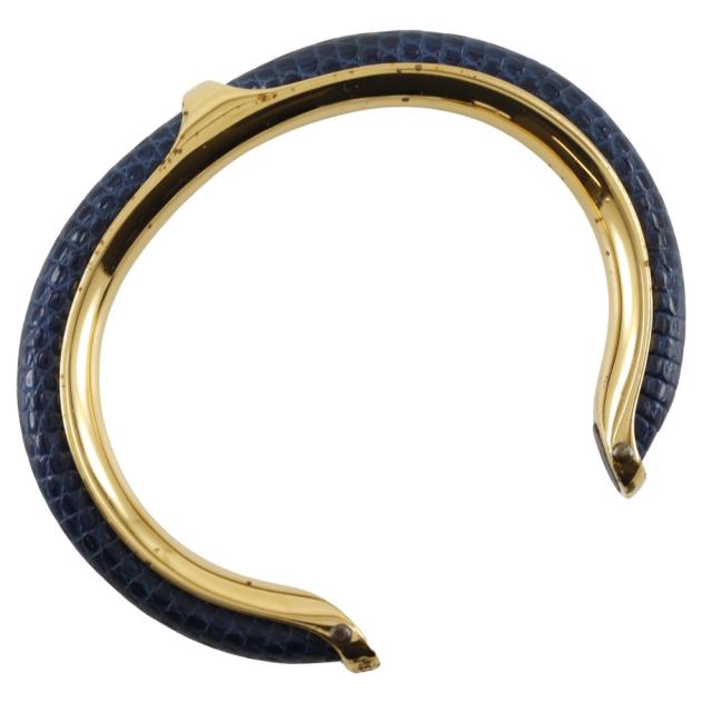 HERMES エルメス 金メッキ ゴールド バングル 31.1g レディース 【中古】_1