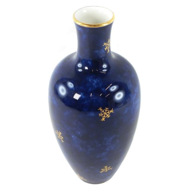 SEVRES セーブル 佛蘭西 フランス セーブル窯 花瓶 瑠璃金彩 クラウ 