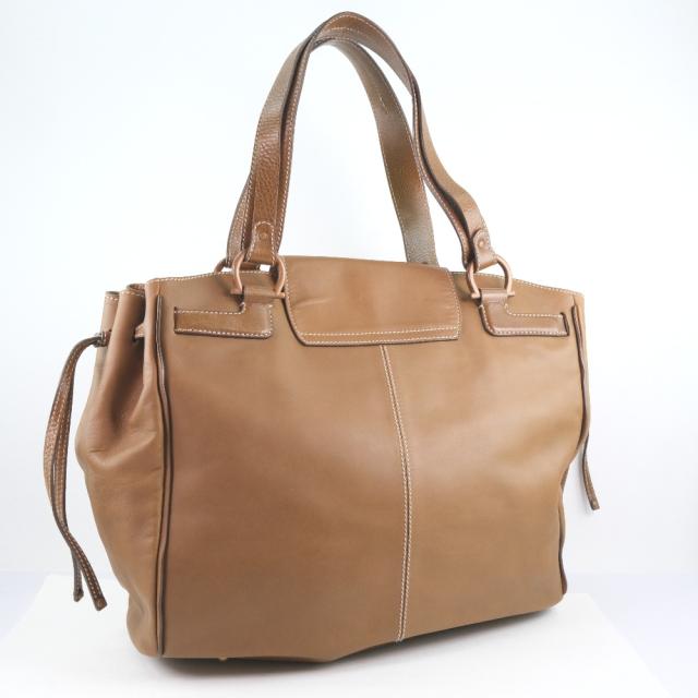 Salvatore Ferragamo サルヴァトーレフェラガモ 21-6391 カーフ 茶 ハンドバッグ レディース_2