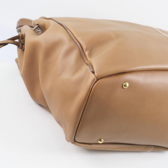 Salvatore Ferragamo サルヴァトーレフェラガモ 21-6391 カーフ 茶 ハンドバッグ レディース_4