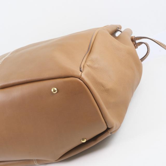 Salvatore Ferragamo サルヴァトーレフェラガモ 21-6391 カーフ 茶 ハンドバッグ レディース_5