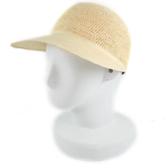 HERMES エルメス 麦わら帽子 191028N 1858 ストロー ナチュラル ベージュ その他帽子_1