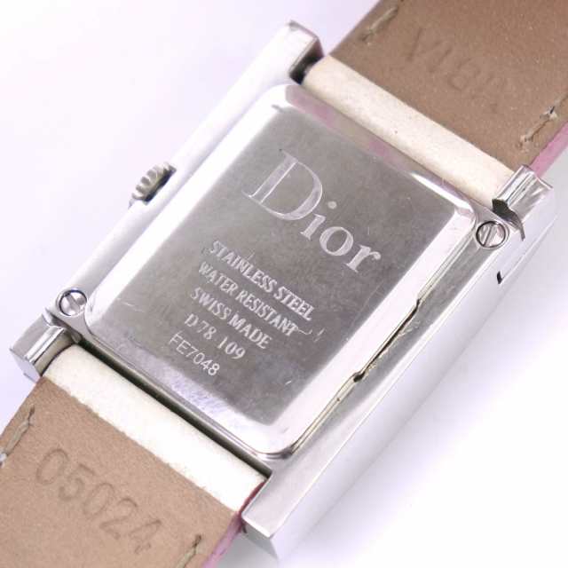 Dior クリスチャンディオール マリス D78-109 SS ピンク クオーツ ...