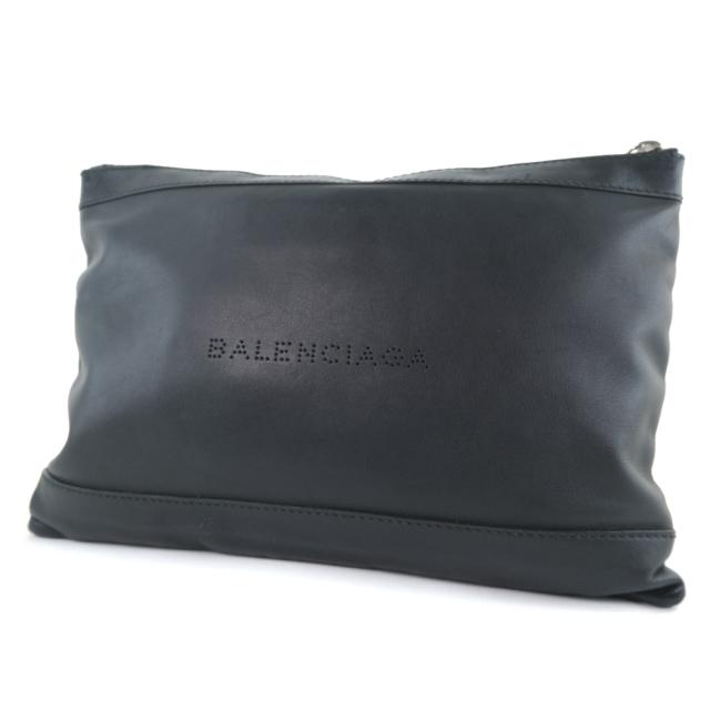 BALENCIAGA(バレンシアガ) マネークリップ ロゴ キャンバス クラッチ