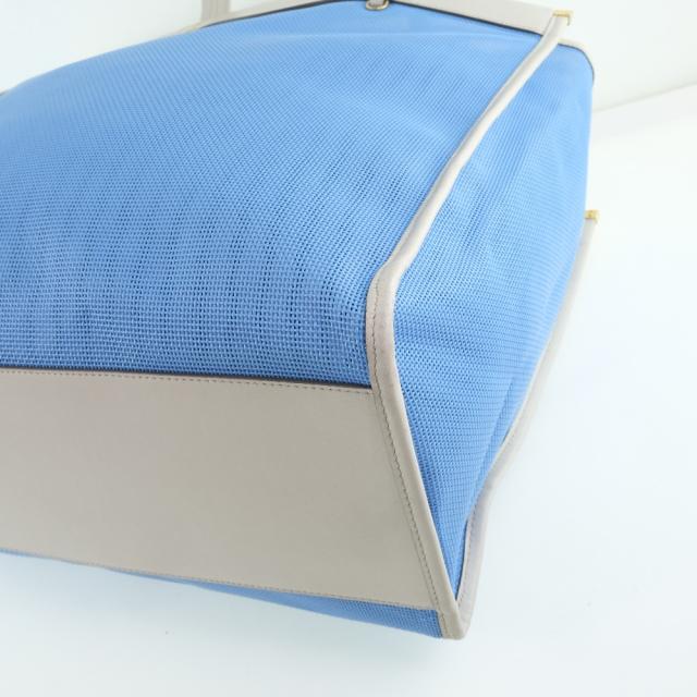 Anya Hindmarch アニヤ・ハインドマーチ カーフ 水色 トートバッグ レディース 【中古】_5