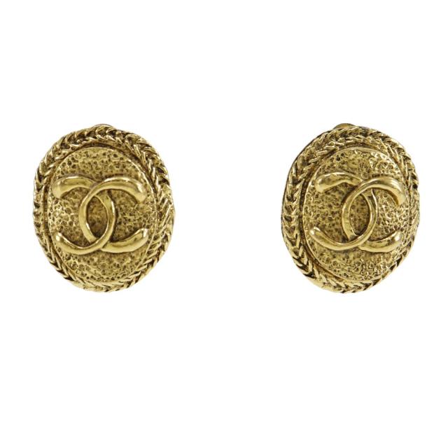 CHANEL シャネル ココマーク ココマーク 金メッキ イヤリング 15.8g レディース 【中古】