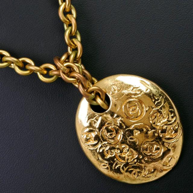 CHANEL シャネル ココマーク 金メッキ ゴールド ネックレス 110.4g レディース 【中古】_1