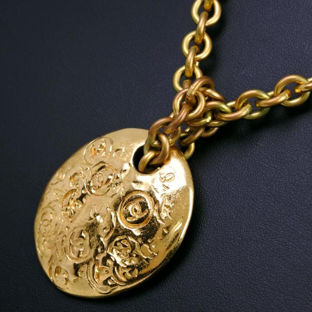 CHANEL シャネル ココマーク 金メッキ ゴールド ネックレス 110.4g レディース 【中古】_2