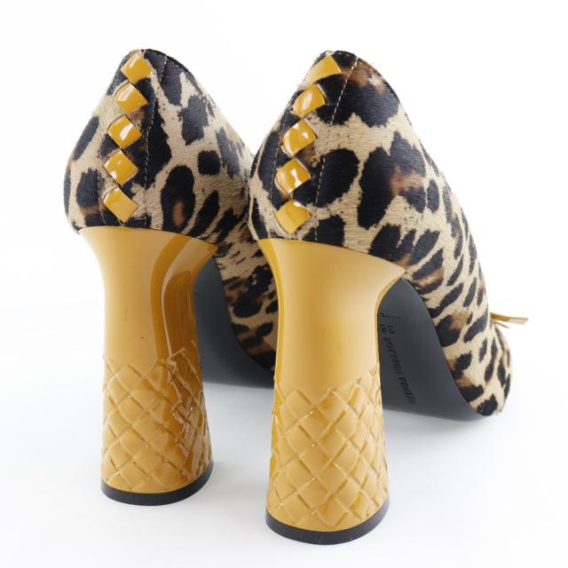 BOTTEGAVENETA ボッテガヴェネタ ヒョウ柄 ハラコ パンプス レディース 【中古】_3