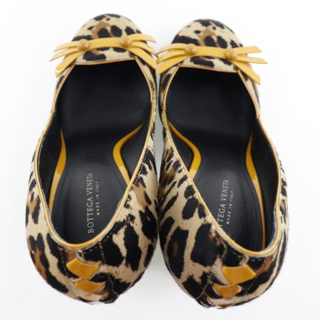 BOTTEGAVENETA ボッテガヴェネタ ヒョウ柄 ハラコ パンプス レディース 【中古】_5