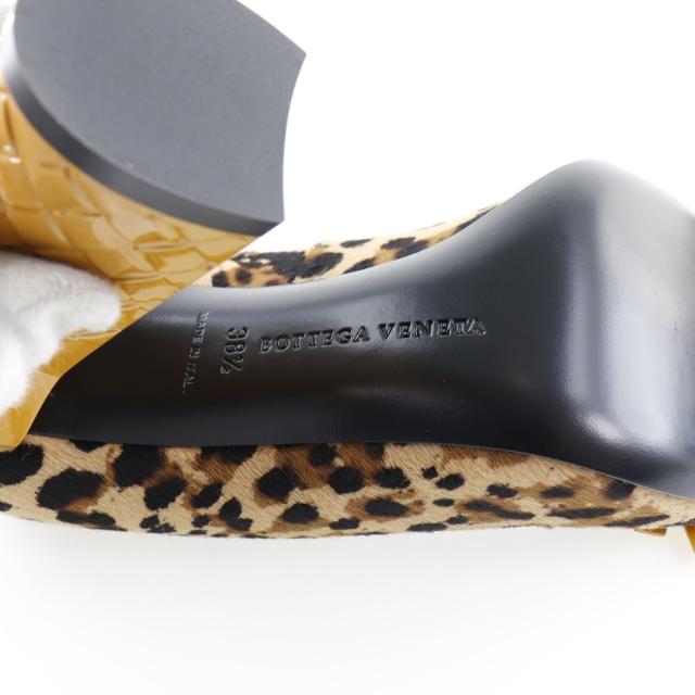 BOTTEGAVENETA ボッテガヴェネタ ヒョウ柄 ハラコ パンプス レディース 【中古】_8