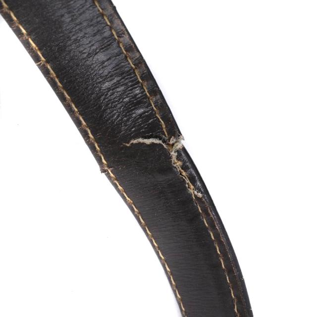 GUCCI グッチ ヴィンテージ カーフ 茶 ショルダーバッグ レディース