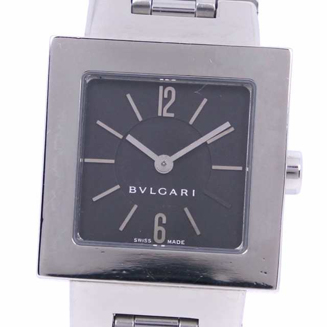 売り出しクーポン アナログ表示BVLGARI ブルガリ クアドラード SQ22SS