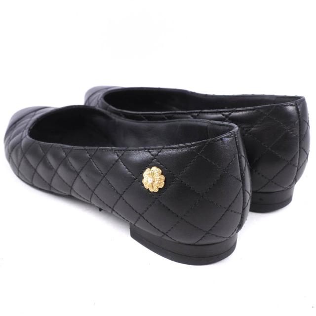 CHANEL シャネル マトラッセ カーフ 黒 パンプス レディース 【中古】_3