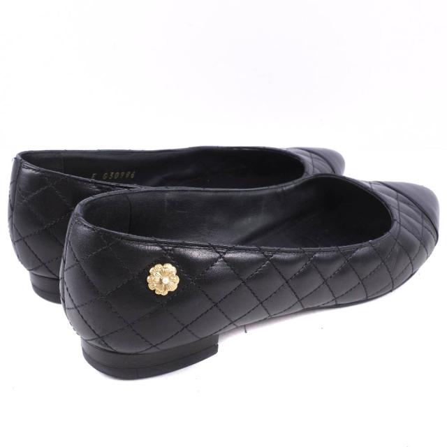 CHANEL シャネル マトラッセ カーフ 黒 パンプス レディース 【中古】_4