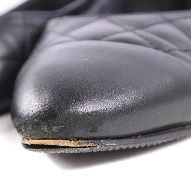 CHANEL シャネル マトラッセ カーフ 黒 パンプス レディース 【中古】_8
