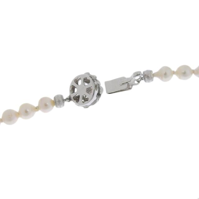 真珠 6.5-7mm/120cm シルバー ネックレス 73.9g レディース 【中古】_3
