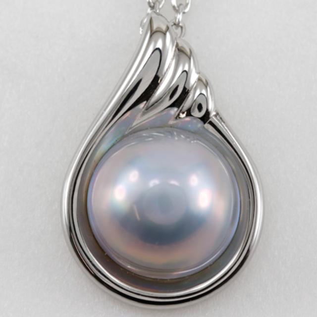 TASAKI タサキ マベパール シルバー シルバー ネックレス 15.2g 