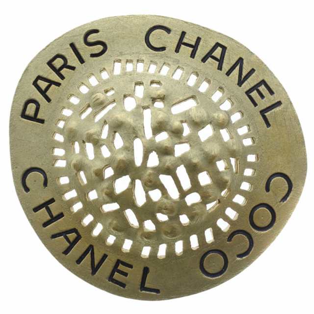 CHANEL シャネル ハットモチーフ 金メッキ ゴールド ブローチ レディース ブローチ・コサージュ