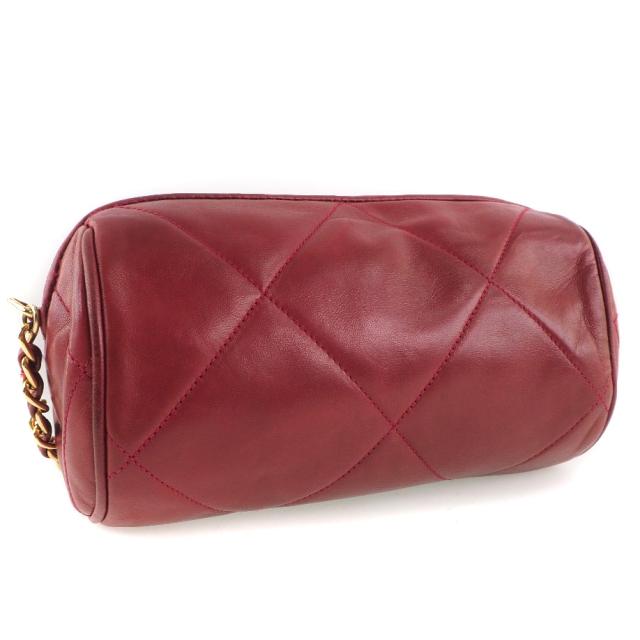 【美品】シャネル　マトラッセ　ラムスキン　フリンジ　チェーンショルダーバッグ シャネル ラムスキン マトラッセ ココマーク フリンジ チェーン