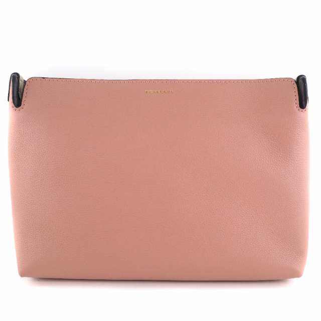 BURBERRY バーバリー MEDIUM CLUTCH 4076688 1 牛革 DUSTYROSE/LIMESTONE ピンク クラッチバッグ