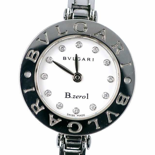 BVLGARI ブルガリ Bzero1 ビーゼロワン 12Pダイヤ BZ22S SS クオーツ