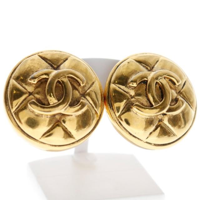 CHANEL シャネル ココマーク マトラッセ マトラッセ 金メッキ CHANEL シャネル ココマーク マトラッセ マトラッセ 金メッキ