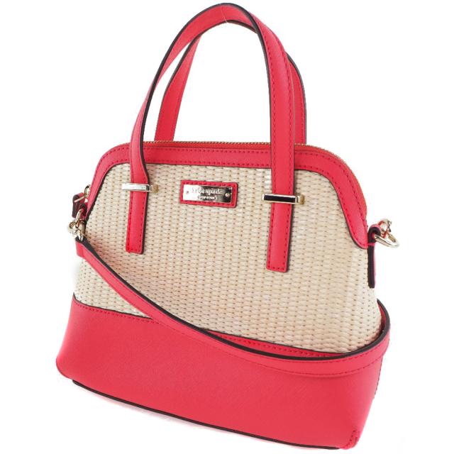 【Kate Spade】ケイトスペード CEDAR STREET STRAW SMALL MAISE 2wayショルダー レザー レッド レディース ショルダーバッグ Kate Spade ケイトスペード CEDAR STREET STRAW SMALL MAISE 2way