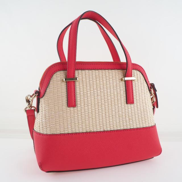 【Kate Spade】ケイトスペード CEDAR STREET STRAW SMALL MAISE 2wayショルダー レザー レッド レディース ショルダーバッグ Kate Spade ケイトスペード CEDAR STREET STRAW SMALL MAISE 2way