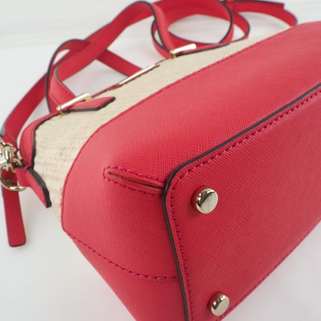 【Kate Spade】ケイトスペード CEDAR STREET STRAW SMALL MAISE 2wayショルダー レザー レッド レディース ショルダーバッグ Kate Spade ケイトスペード CEDAR STREET STRAW SMALL MAISE 2way