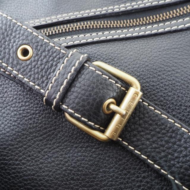 CELINE セリーヌ カーフ 黒 ショルダーバッグ レディース 【中古】_8