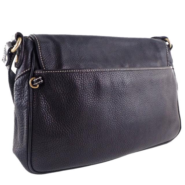 CELINE セリーヌ カーフ 黒 ショルダーバッグ レディース 【中古】_2