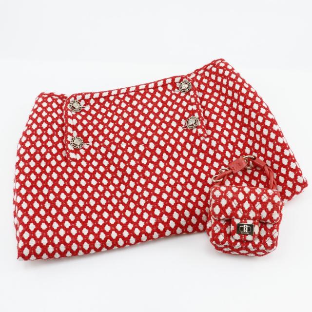 CHANEL シャネル ココマークボタン ミニバックチャーム付 ココマーク