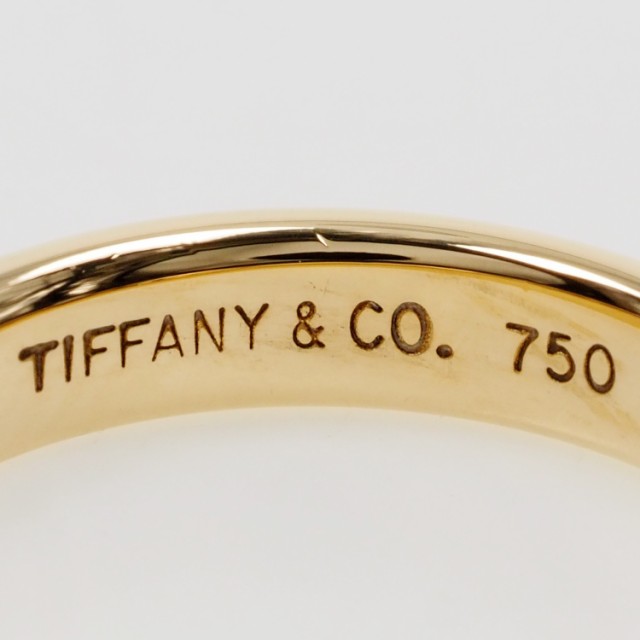 TIFFANY&Co. ティファニー バンドリング 1ライン ヴィンテージ K18