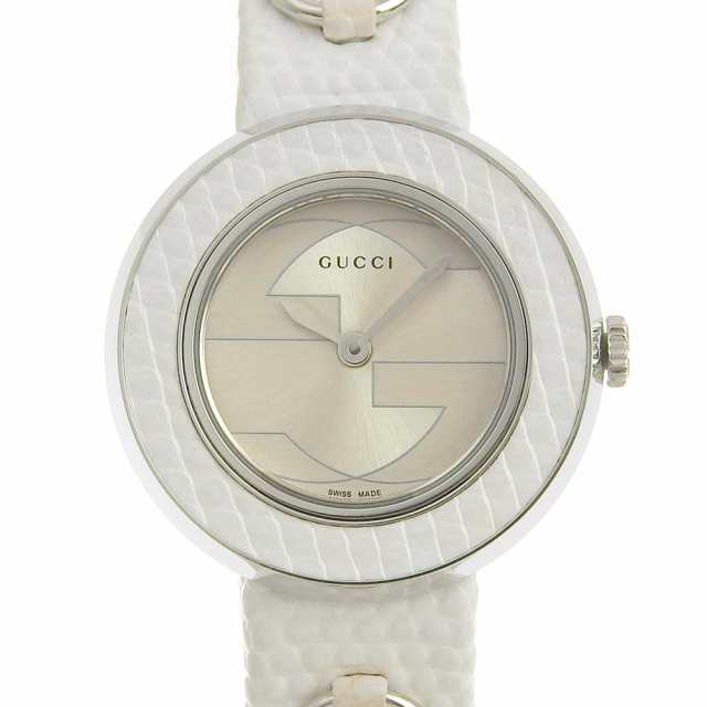 GUCCI グッチ Uプレイ 129.5 SS シルバー クオーツ アナログ表示 シルバー文字盤 腕時計の通販は