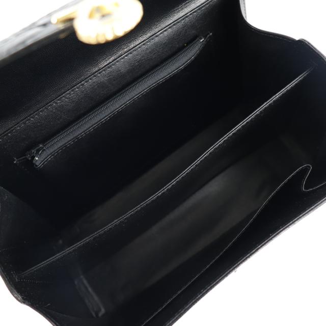 JRA クロコダイル 黒 ハンドバッグ レディース 【中古】