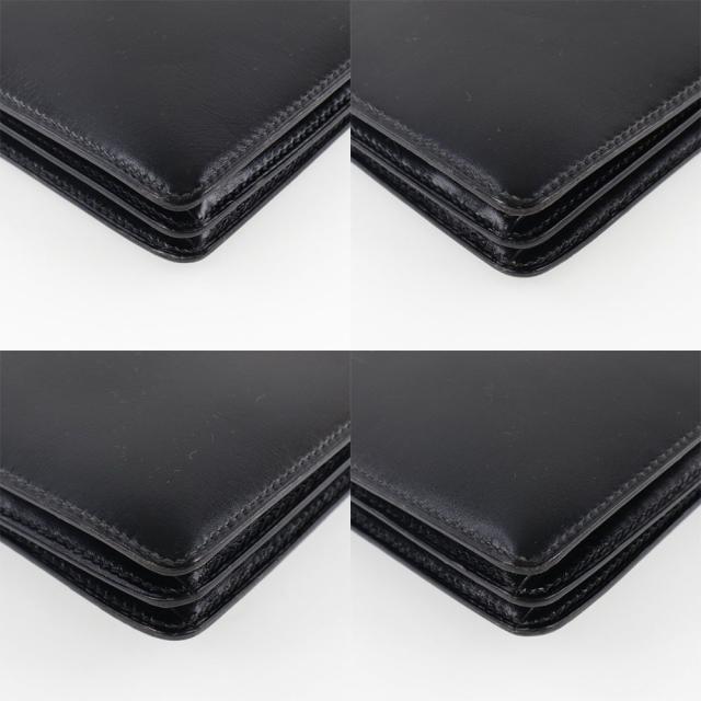 HERMES エルメス ヴァスコ ボックスカーフ 黒 ハンドバッグ レディース 【中古】 ランクB_3